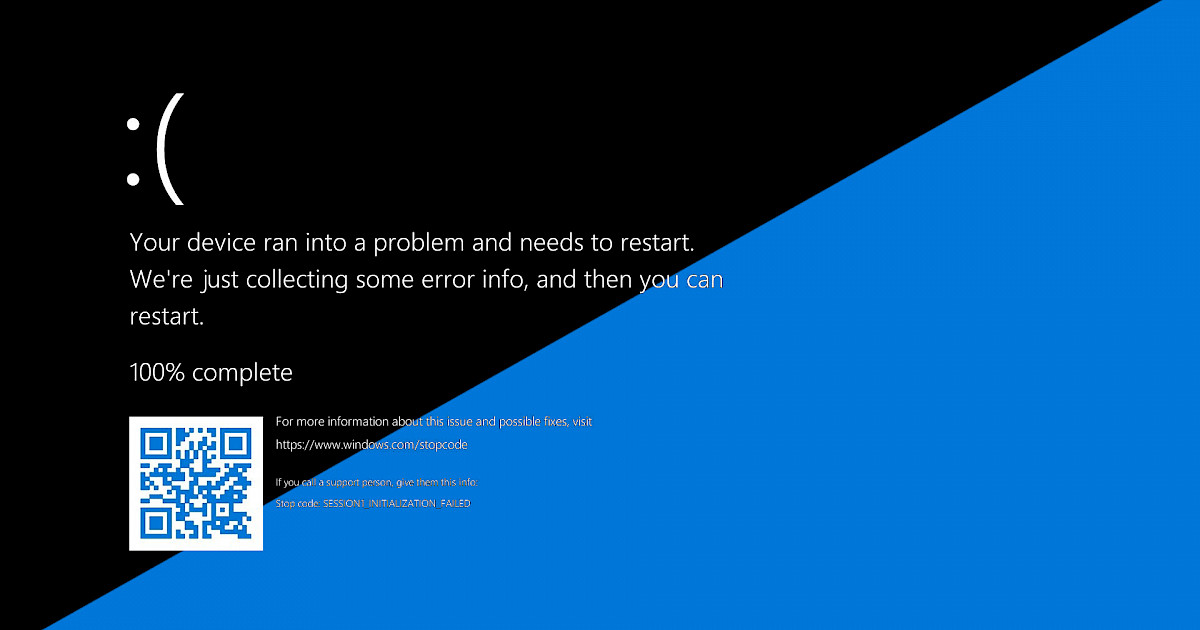 Black Screen Of Death Back To Blue 