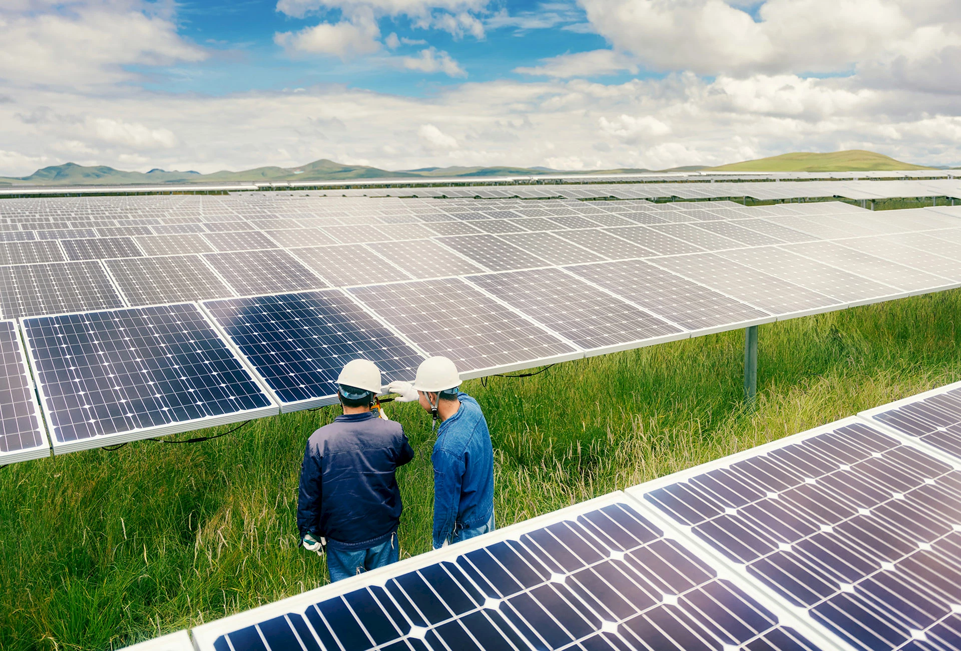 Solar farm in the Sichuan province.