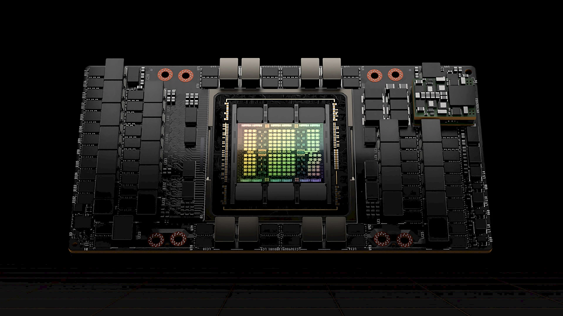 Nvidia H100 SXM GPU.